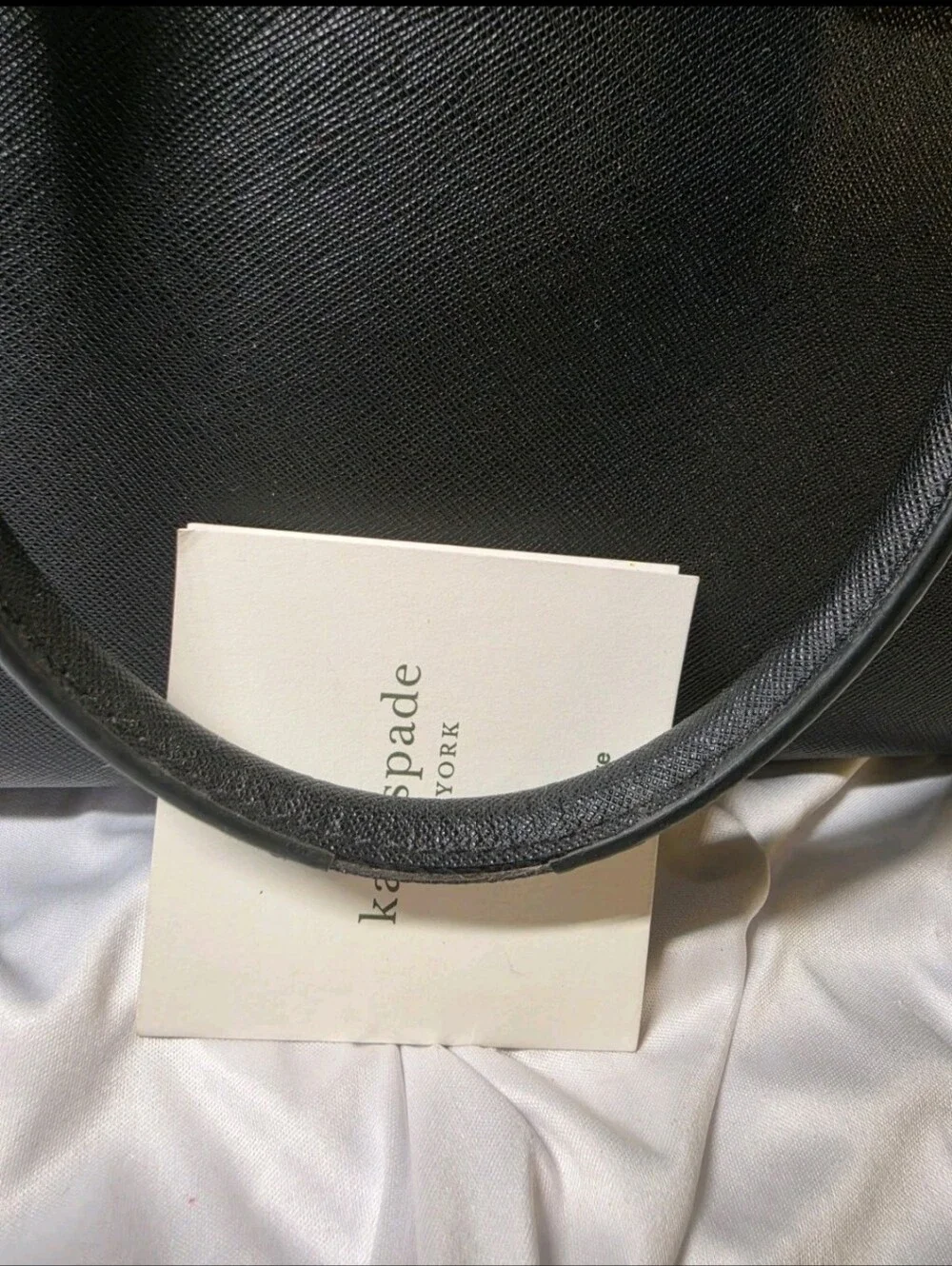 kate spade Black Saffiano Leather Tote with Wallet